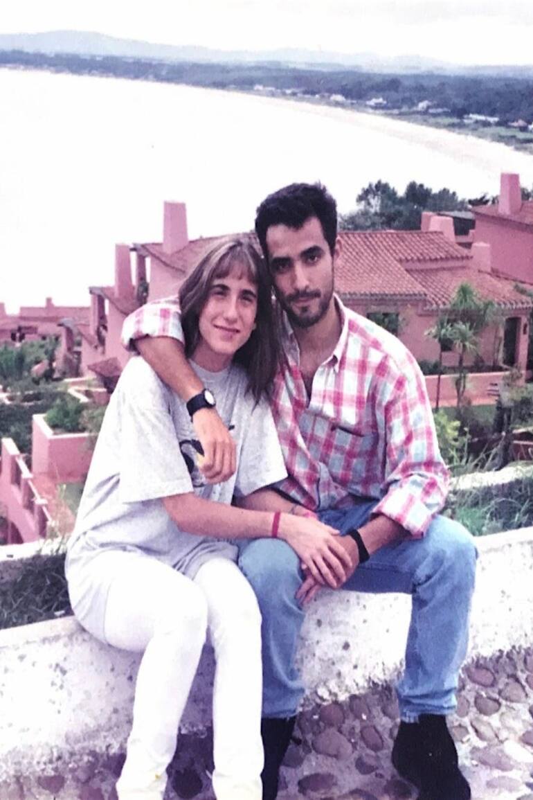 Diego y Lorena en su juventud