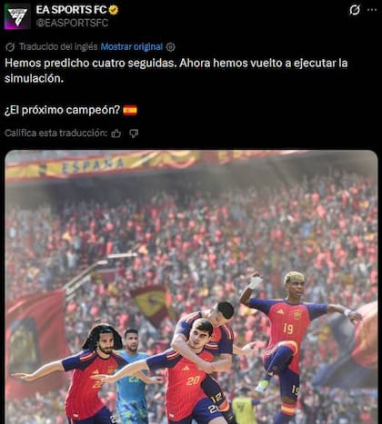Dieron los nombres de los últimos cuatro campeones del mundo y ahora auguran que España será el ganador del Mundial 2026.