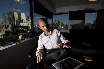 Dietrich, durante la entrevista con LA NACION