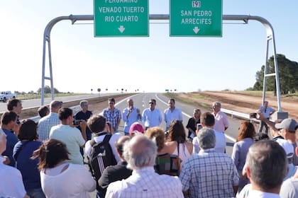 Dietrich inaugura la Ruta Nacional 8 en noviembre de 2019