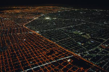 Diferencia de iluminación entre la Ciudad y el conurbano