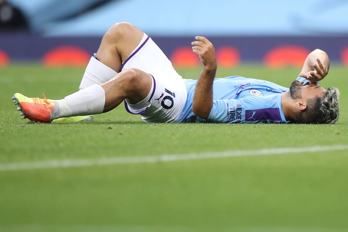 Difícil momento para Agüero: el argentino sólo estuvo 48 minutos en cancha ante Burnley