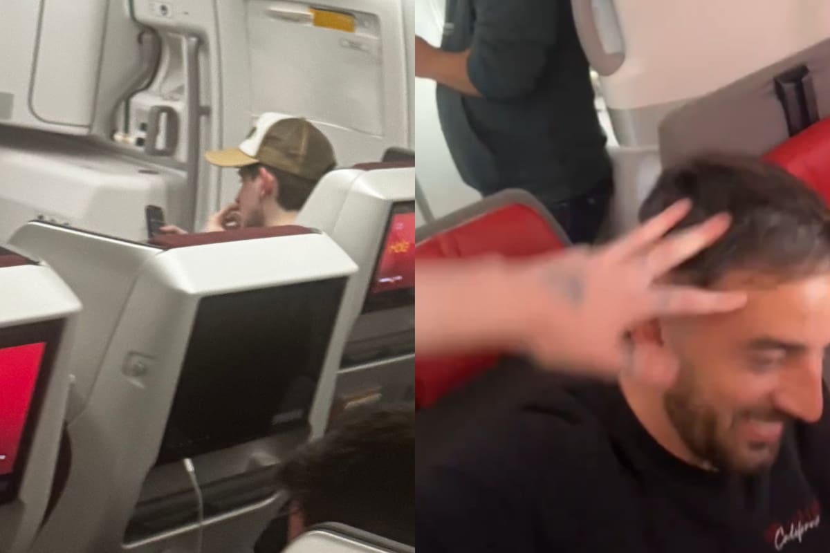 Dillom encaró a un pasajero que lo insultó cuando lo vio en un vuelo.