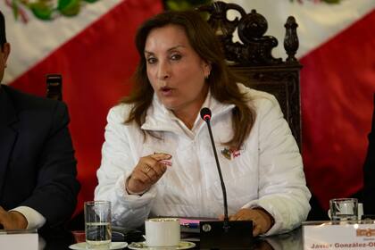 Dina Boluarte, presidenta de Perú