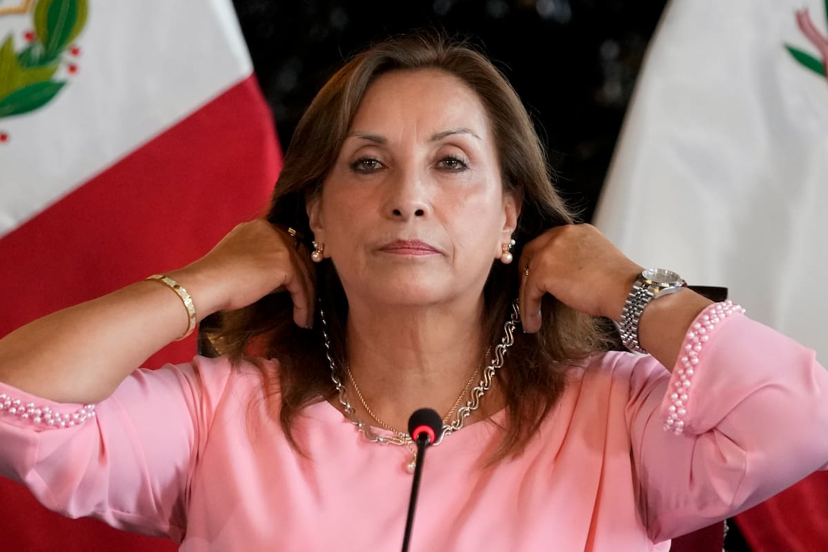 Dina Boluarte, presidenta de Perú