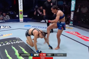 La brutal patada que desató una polémica en la velada de UFC Vegas 115