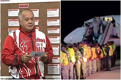 Diosdado Cabello, ministro de Interior de Venezuela, aseguró que en el primer vuelo con venezolanos deportados no se encontraban ningún integrante de la banda delictiva Tren de Aragua