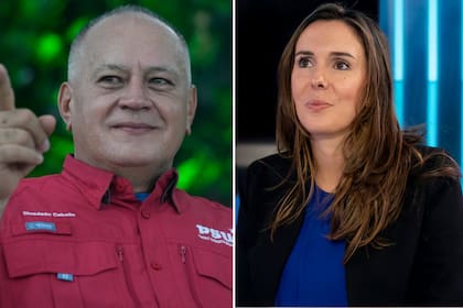 Diosdado Cabello y Elisa Trotta Gamus