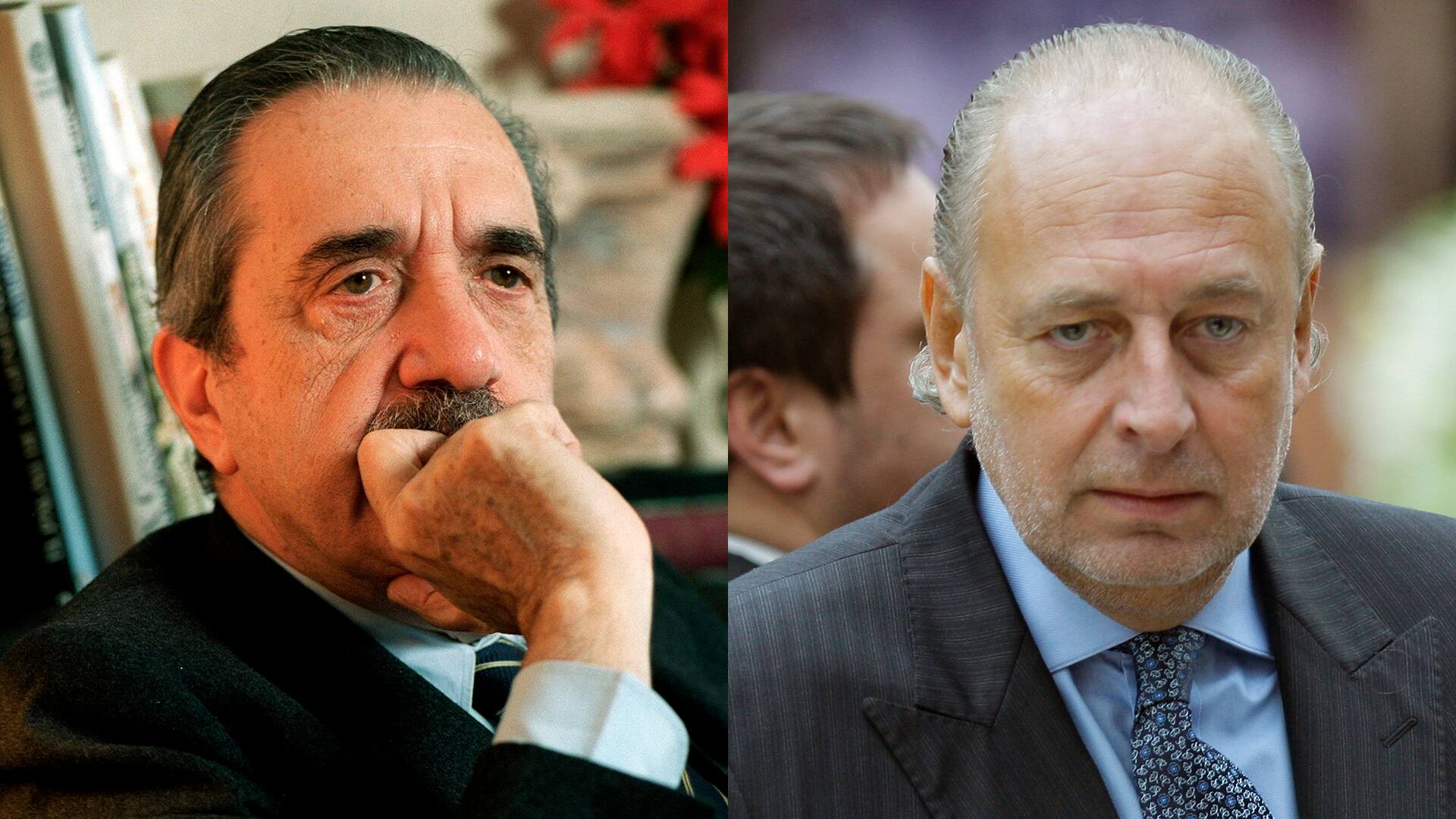 Díptico de Raúl Alfonsín y Jose Luis Manzano