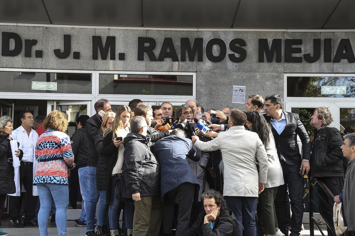 Diputado Héctor Olivares; parte médico; Hospital Ramos Mejía; sábado; falla multiorgánica; estado crítico