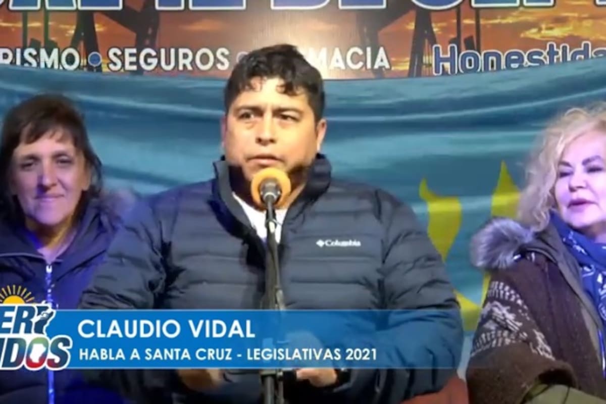 Diputado nacional electo Claudio Vidal, SER Santa Cruz.