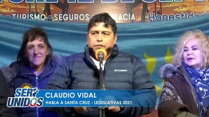 Diputado nacional electo Claudio Vidal, SER Santa Cruz.