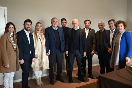 Dirigentes de distintas provincias acompañaron a la fórmula de Rodríguez Larreta con Morales.