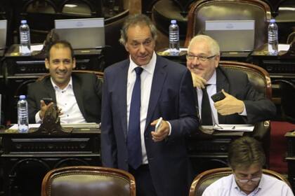Scioli quedó en el centro de la polémica al dar quorum en la sesión, pese a haber sido designado embajador en Brasil