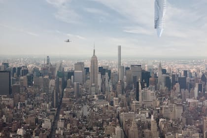 Diseñado por "Clouds AO" la firma con sede en Nueva York está imaginando un futuro para los habitantes de la ciudad en el cielo.
