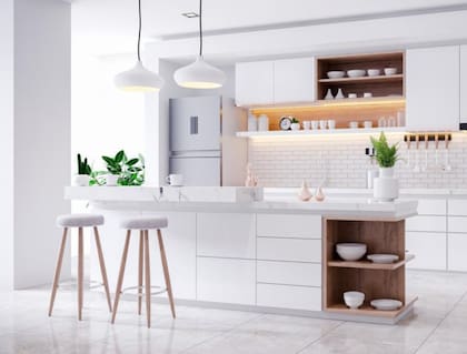 Diseñadores de interiores coinciden en que el blanco se percibe hoy como frío y poco personal. Foto:iStockphoto