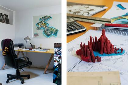 César diseña parques de diversiones: un trabajo soñado.