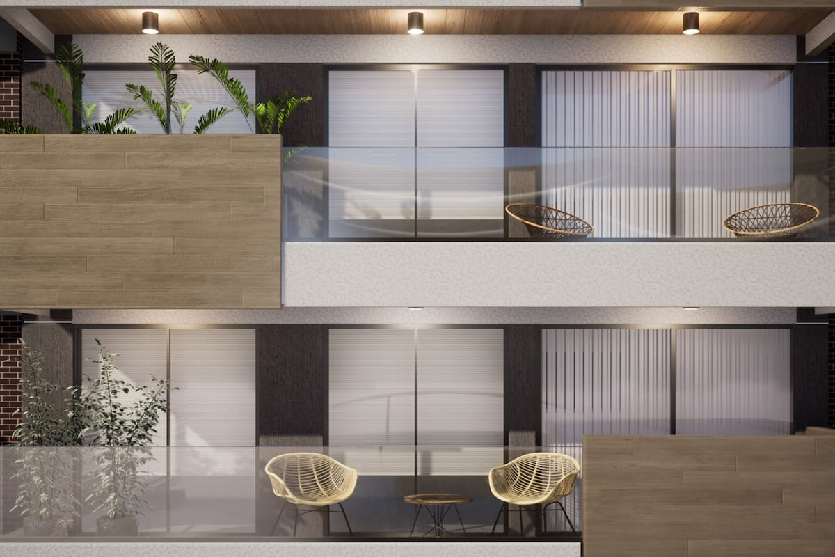 Diseño de vanguardia y detalles constructivos en departamentos de uno y dos dormitorios.