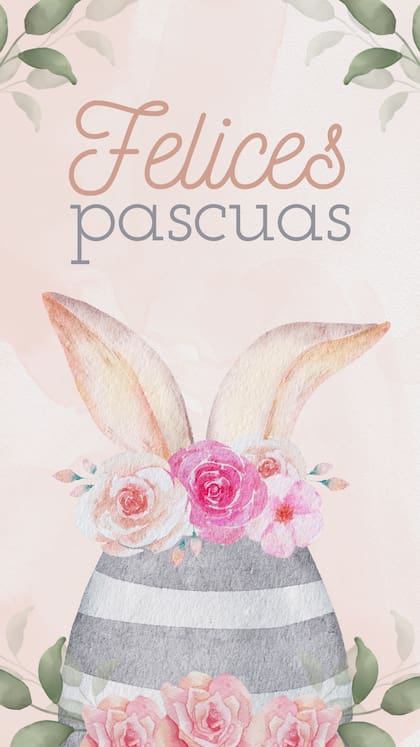 Diseño gratis de tarjeta de Pascuas para regalar