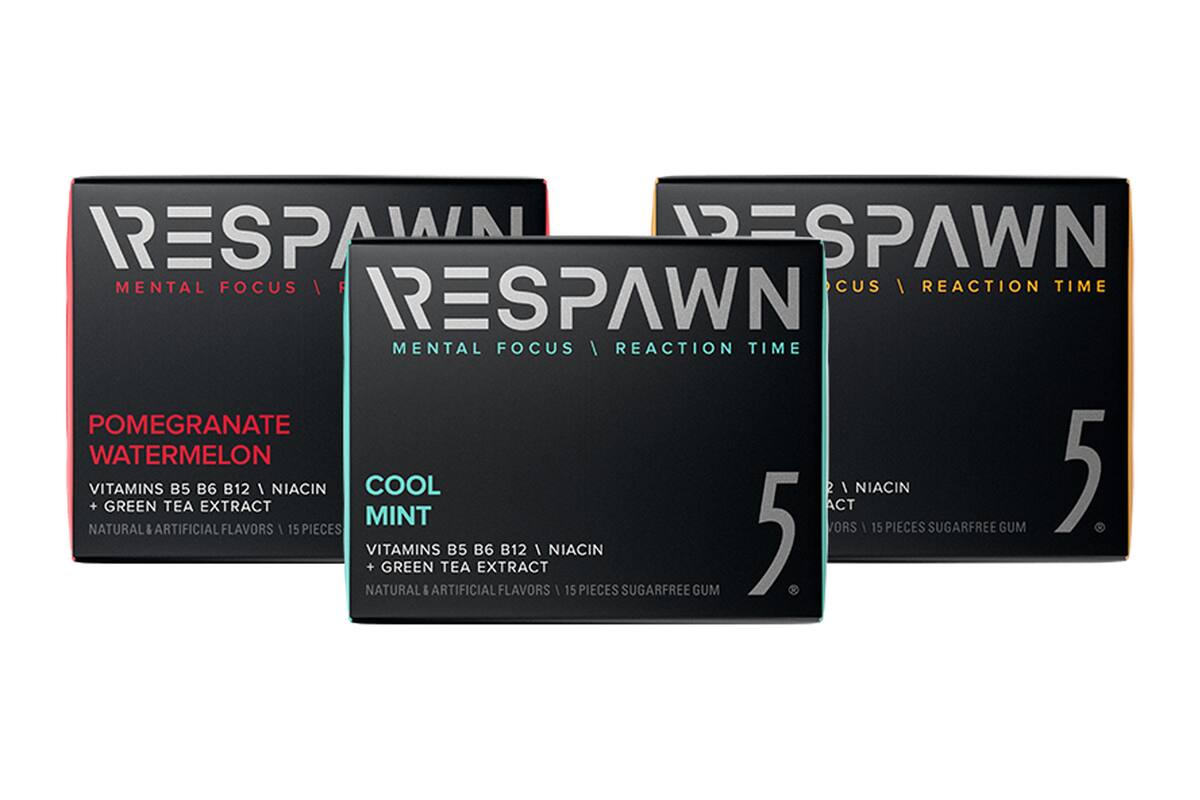 Disponible en tres sabores, los chicles para gamers Respawn fueron desarrollados por Razer como una alternativa a las bebidas energizantes y prometen ofrecer mayor concentración y reacción en las partidas de videojuegos