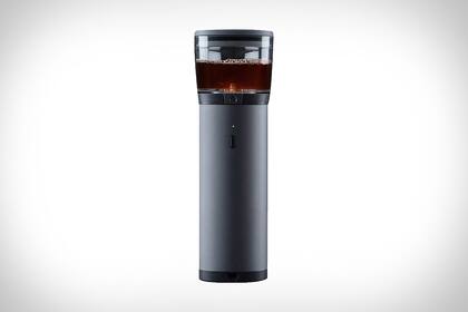 Dispositivo portátil para los fans del café.