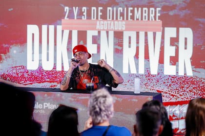 Distendido y emocionado, Duki habló con los medios antes de sus shows en el Monumental, este sábado 2 y domingo 3 de diciembre