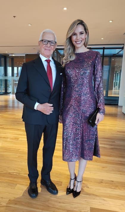 Distinguido por la Nación, Eduardo F. Costantini junto a su esposa, Elina Costantini