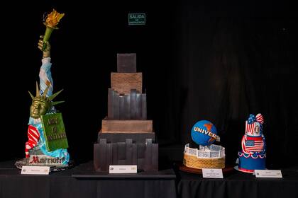 Distintas tortas, inspiradas en íconos americanos, fueron regalo de diferentes instituciones. Se vieron desde retratos de la Estatua de la Libertad hasta emblemas de parques de diversiones de parte del Sheraton Hotel, del Palacio Duhau, del Hotel InterContinental y del Buenos Aires Marriott entre otras. Además, cupcakes de American Airlines y café de Starbucks