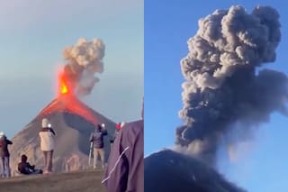Los impactantes videos y fotos de la erupción del Volcán de Fuego en Guatemala
