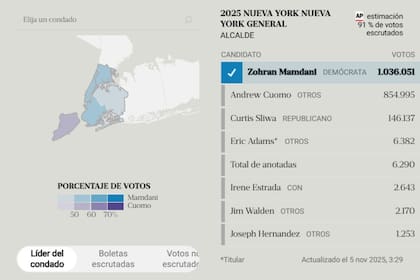 Distrito por distrito, los resultados de las elecciones en Nueva York