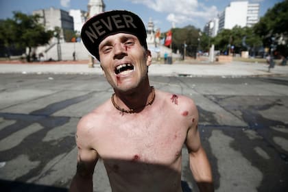 Disturbios en el Congreso.