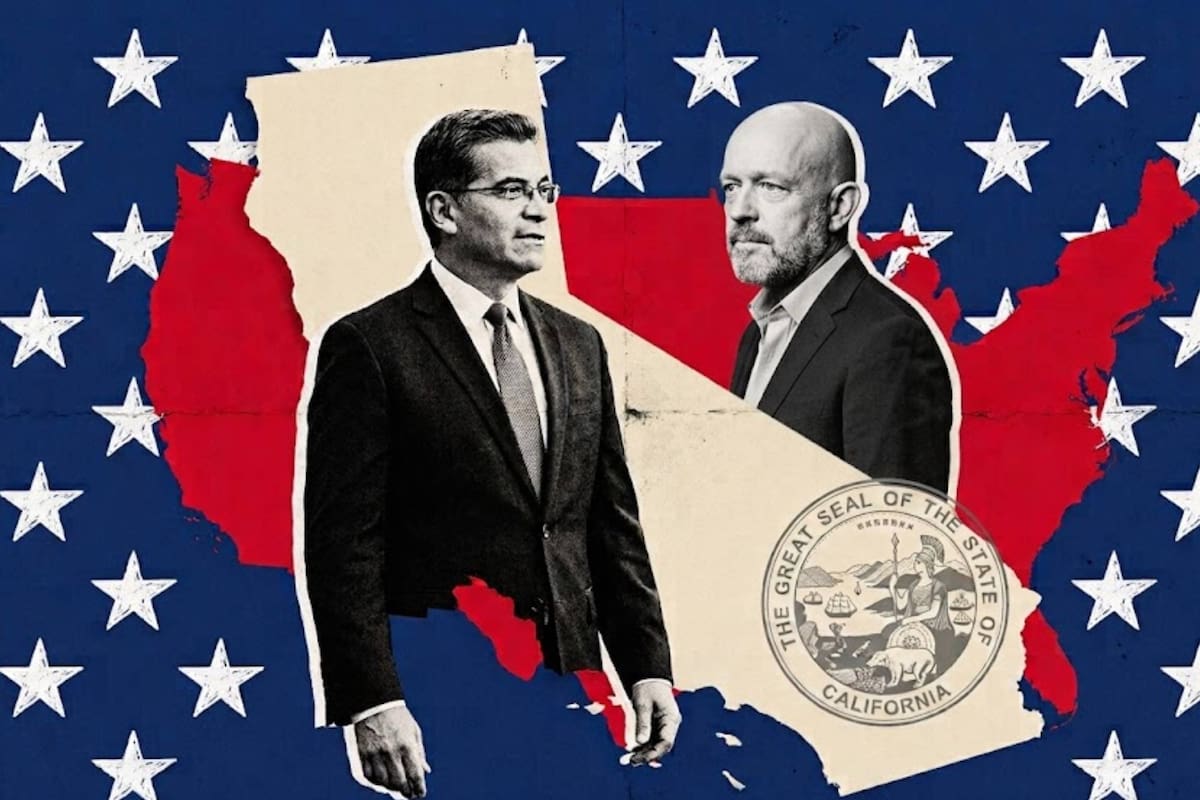 Diversos datos estadísticos y encuestas de opinión enfocados en la contienda por la gubernatura de California mostraron una amplia ventaja de Becerra sobre Hilton