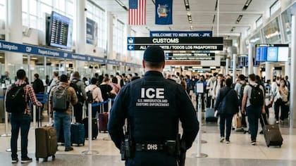 Diversos informes detallan un incremento en las detenciones de inmigrantes dentro de los aeropuertos de Estados Unidos