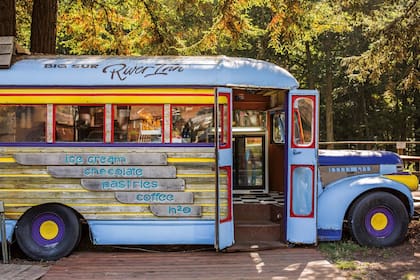 Divertido food truck en Big Sur.
