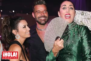 Divertidos, Eva Longoria, Ricky Martin y la españolísima Rossy de Palma.