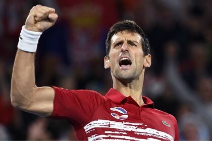 Djokovic, brillante en la final de la ATP Cup