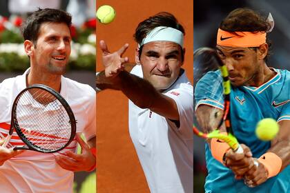 Djokovic, Federer y Nadal prolongaron su paso por la capital española