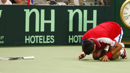 Djokovic, que venía de ganar el US Open, se lesionó durante la semifinal de 2011