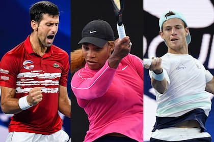 Djokovic, Serena Williams y Schwartzman, tres protagonistas en Melbourne