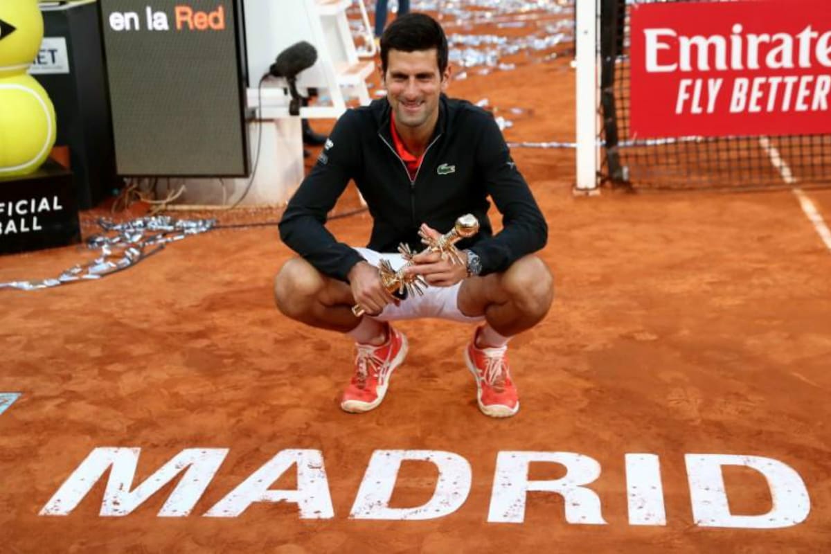 Djokovic, último campeón del Madrid Open, había confirmado la presencia en el torneo que se canceló
