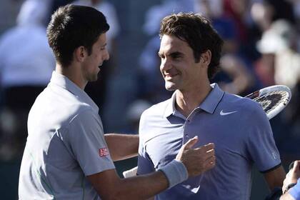 Novak Djokovic y Roger Federer son los máximos campeones de Indian Wells, donde se enfrentaron en la final de 2014
