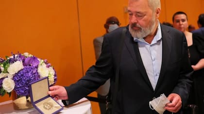 Dmitry Muratov fue uno de los ganadores del premio Nobel de la Paz en 2021.