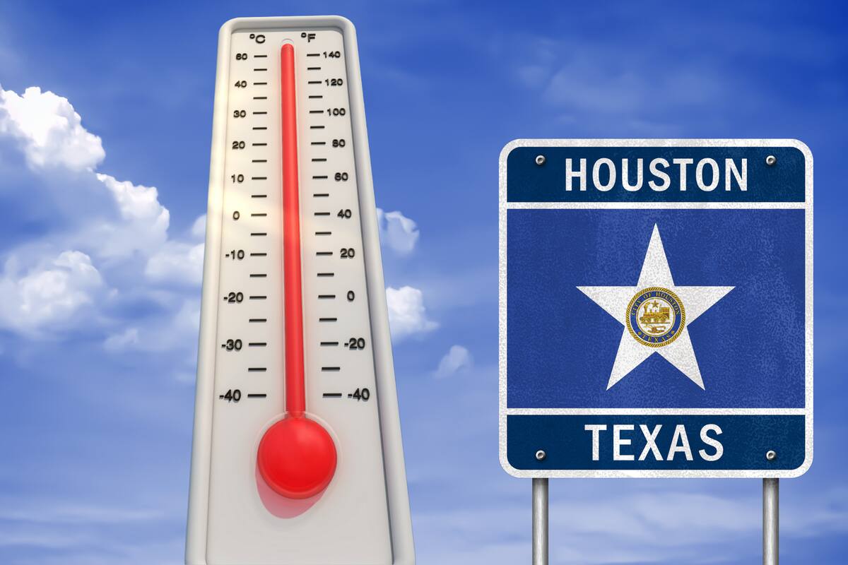 Doble amenaza climática en Texas: Houston enfrenta tormentas aisladas mientras ola de calor extremo se prepara con índices que podrían alcanzar 105°F (41°C)
