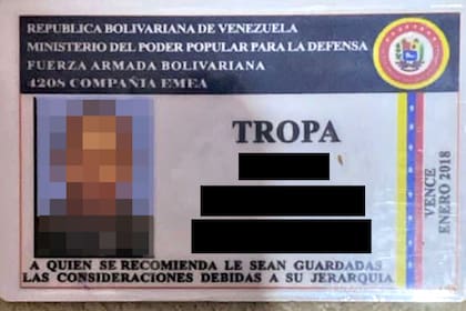 Documentación del sospechoso detenido en Corrientes