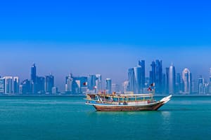 Doha desde el agua