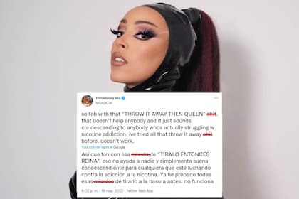 Doja Cat habló sobre su adicción a la nicotina (Foto: Instaram/Twitter @DojaCat)