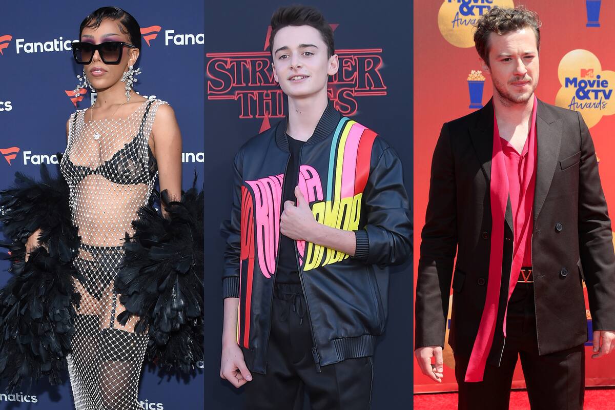 Doja Cat, Noah Schnapp y Joseph Quinn, envueltos en un curioso y confuso triángulo