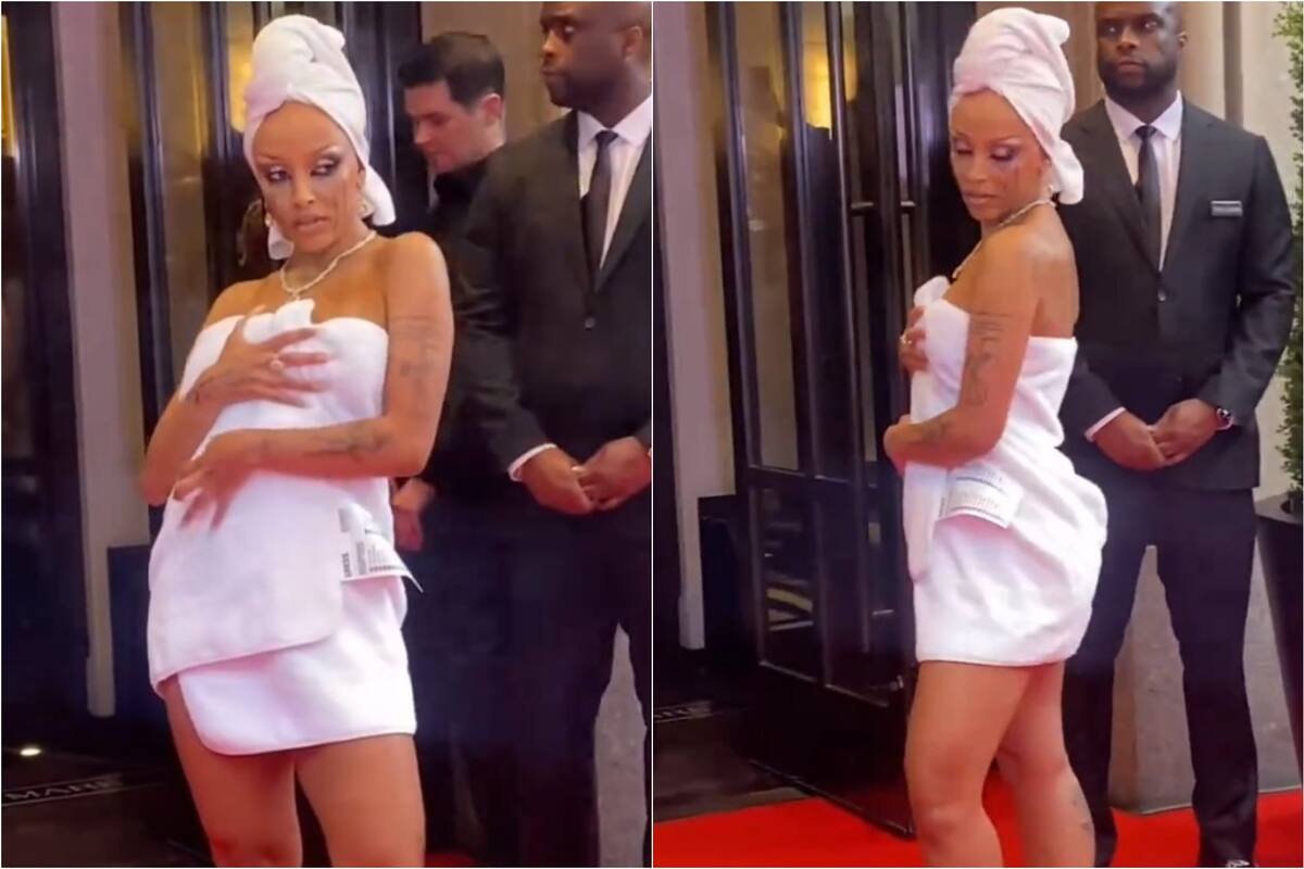 Doja Cat partió a la alfombra roja de la Met Gala con un look que sorprendió a todos