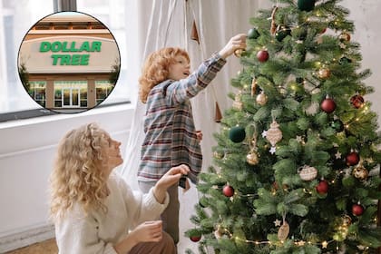 Dollar Tree vende algunos objetos decorativos de Navidad a tan solo US$1,25 (Canva)