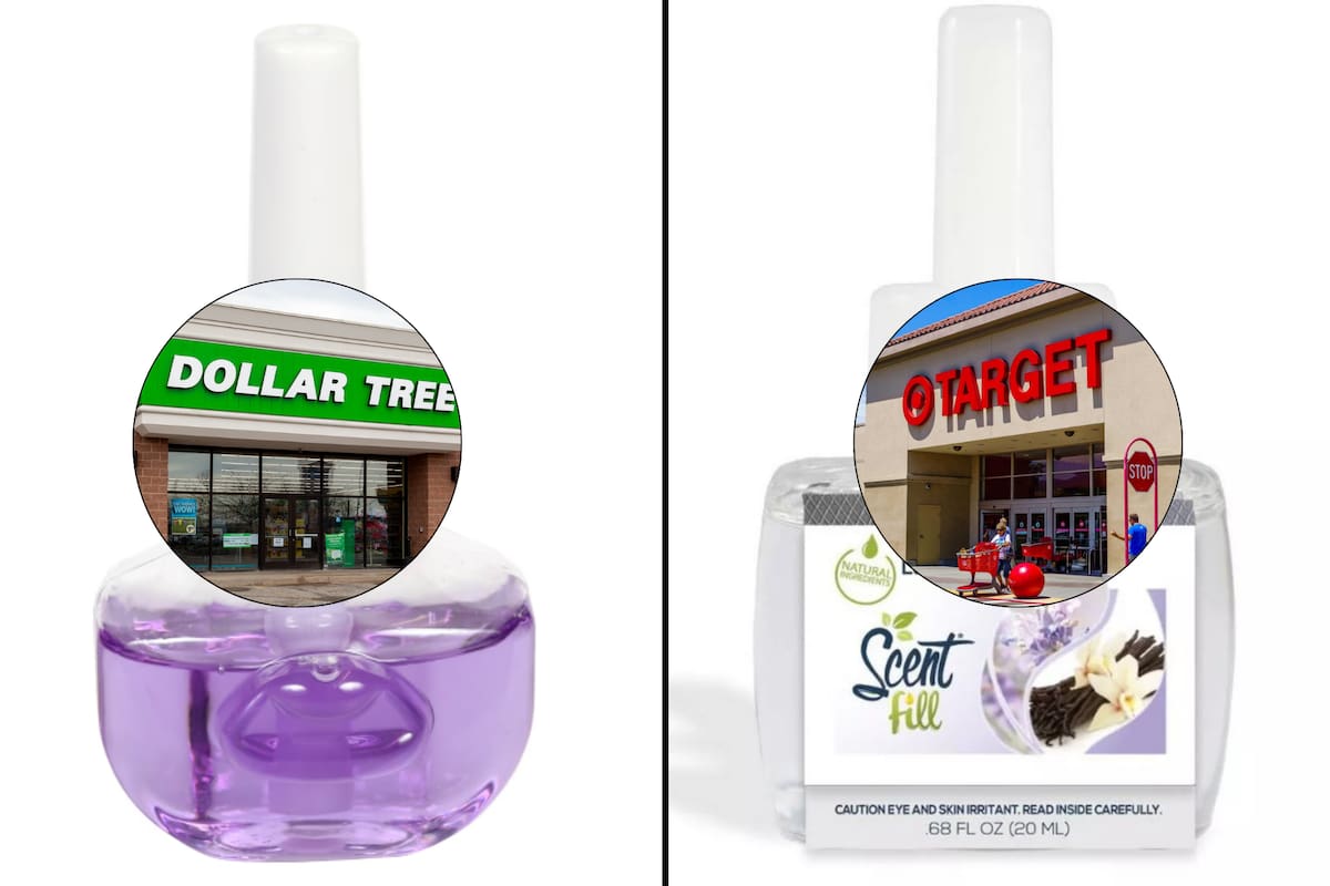 Dollar Tree vende los repuestos para aromatizantes de la marca Sure Scents a US$1,25; en Target cuestan US$5,99